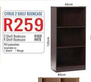Cyrus 3 Shelf Bookcase