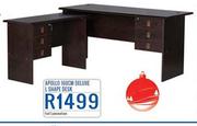 Apollo 160cm Deluxe L Shape Desk