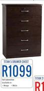 Titan 5-Drawer Chest 