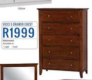 Vicci 5 Drawer Chest