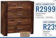 Arctic 4 Drawer Chest