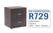 Erin 2 Drawer Pedestal