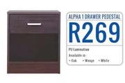 Alpha 1 Drawer Pedestal
