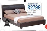 Sally Queen XL Bed + Free 2 Pillows