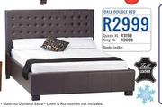 Dale Queen XL Bed + Free 2 Pillows