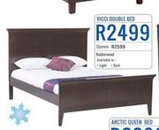 Vicci Queen Bed + Free 2 Pillows