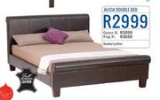 Alicia Queen XL Bed + Free 2 Pillows