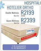 Hotlier Ortho Double Mattress Base Set 