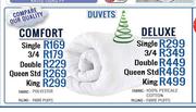 Comfort Duvet 3/4