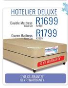 Hotelier Deluxe Double Mattress Base Set