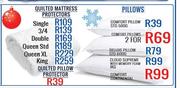 Quilted Mattress Protector Queen Std