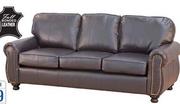 Romand Leather 3 Seater