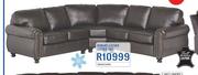 Romano Leather Corner Unit