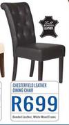 Chesterfield Leather Dining Chair