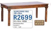 Jalang Dining Table 205 x 100 Cm