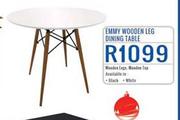 Emmy Wooden Leg Dining Table