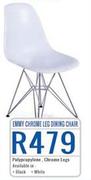 Emmy Chrome Leg Dining Chair