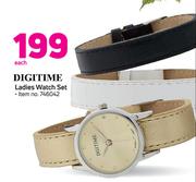 Digitime Ladies Watch Set-Each