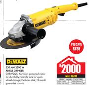 DeWalt 230MM 2200W Angle Grinder