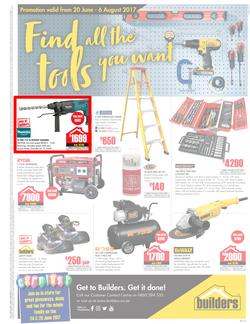 Builders : All The Tools You Want (20 June - 6 August 2017), page 1