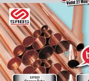 Copper Tube SABS Approved 15mm x5.5m-Each