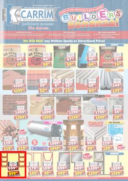 Builders Mecca : Builders Bonanza (Until 8 August 2016), page 1