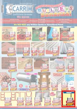 Builders Mecca : Builders Bonanza (Until 8 August 2016), page 1