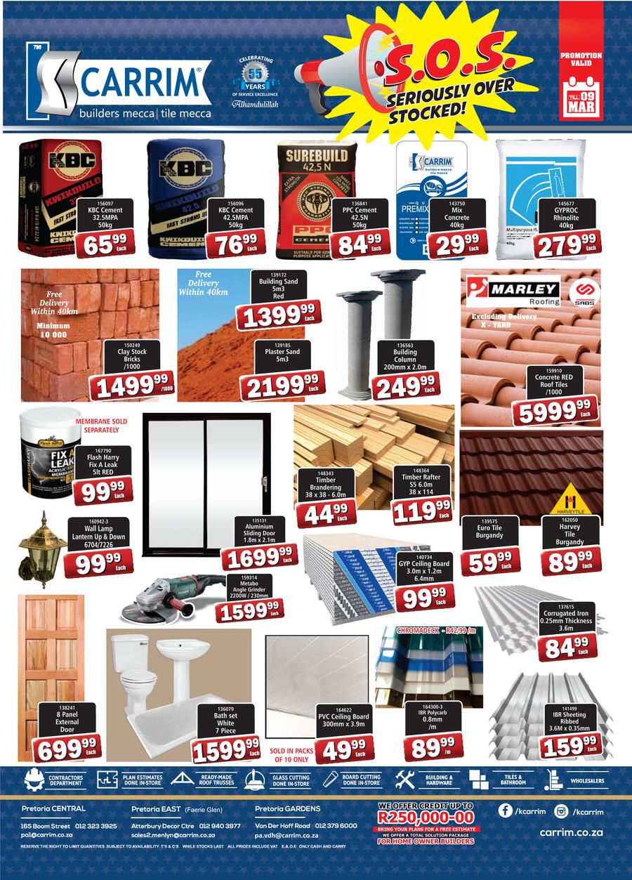 K Carrim Builders Mecca S O S 24 Jan 9 March 2020 M Guzzle Co Za