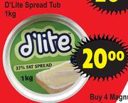D'Lite Spread Tub-1Kg