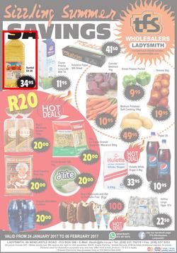 TFS Wholesalers : Sizzling Summer Savings (24 Jan - 6 Feb 2017), page 1