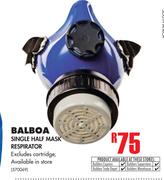 Balboa Single Half Mask Respirator