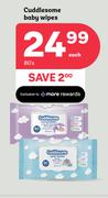 0Cuddlesome Baby Wipes-80's Each