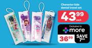 Character Kids Dental Travel Set-Each