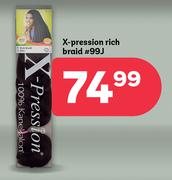 X-Pression Rich Braid #99J
