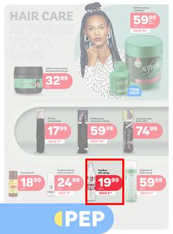 PEP Namibia : Hair Care At Prices You'll Love (28 March - 10 April 2025), page 1