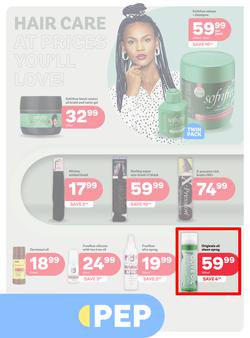 PEP Namibia : Hair Care At Prices You'll Love (28 March - 10 April 2025), page 1