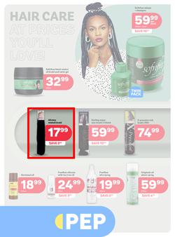 PEP Namibia : Hair Care At Prices You'll Love (28 March - 10 April 2025), page 1