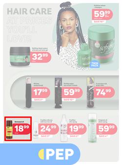 PEP Namibia : Hair Care At Prices You'll Love (28 March - 10 April 2025), page 1