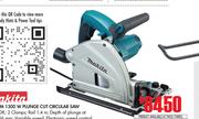 Makita 165 MM 1300W Plunge Cut Circular Saw