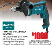 Makita 13 MM 710W Gear Chuck Impact Drill