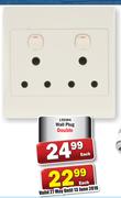 Wall Plug Double-Each