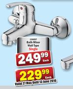 Bath Mixer Wall Type Single