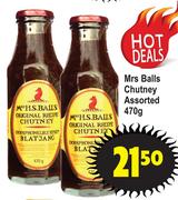 Mrs Balls Chutney Assorted-470g
