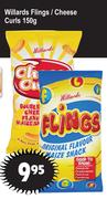 Willards Flings/Cheese Curls-150g