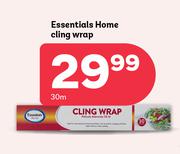 Essentials Home Cling Wrap 30m