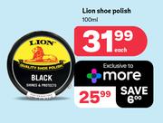 Lion Shoe Polish-100ml Each