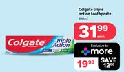 Colagte Triple Action Toothpaste-100ml Each
