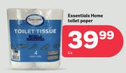 Essentials Home Toilet Paper-4's