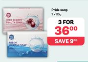 Pride Soap-For 3 x 175g