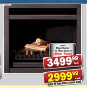 Mega Master Fire Place Built In 550mm Plasma-Each